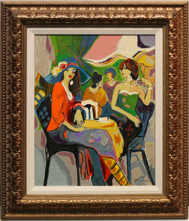 Afternoon Chat by artist Isaac Maimon